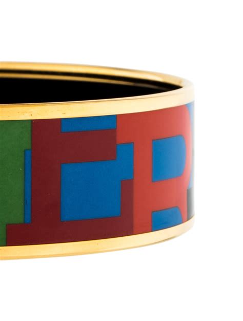 hermes h bangle ebay|hermes wide enamel bangle.